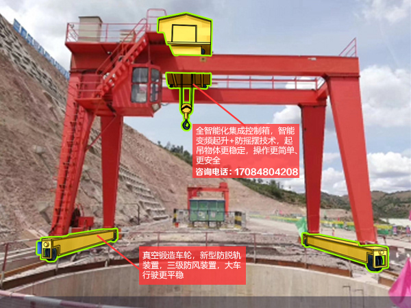 贵州120吨龙门吊公司 安顺门机安装厂家