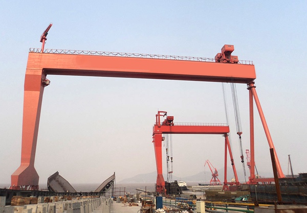 安徽黄山厂家造船门式起重机速度的物料适配调节
