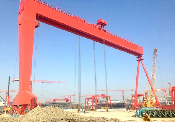 广东惠州造船门机厂家变频控制在造船起重机上的优势 